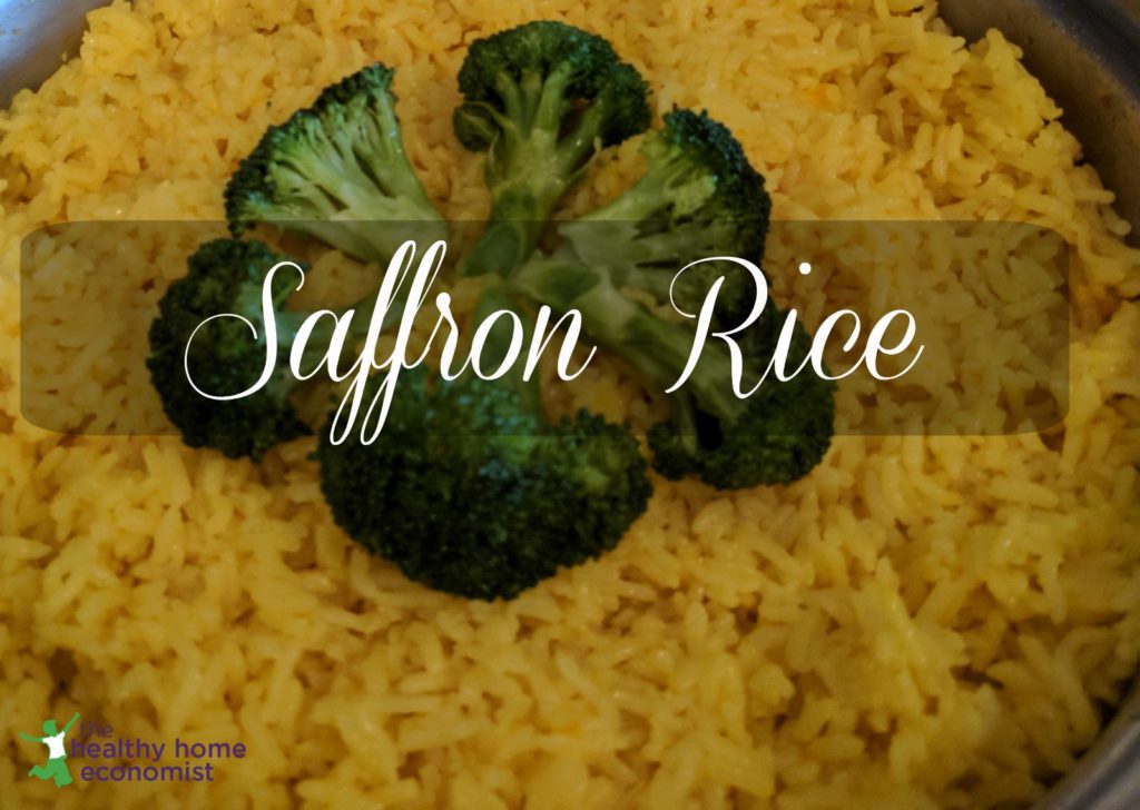 Saffron Rice Recipe (Traditional Method) Healthy Home Economist
