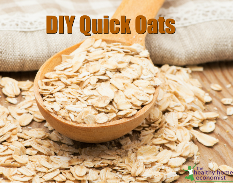 DIY Quick Oats (fresher, healthier oatmeal) | Healthy Home Economist