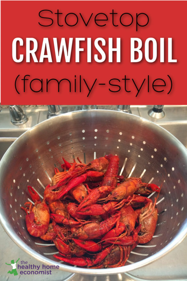 How to Boil Crawfish on the Stovetop | Healthy Home Economist