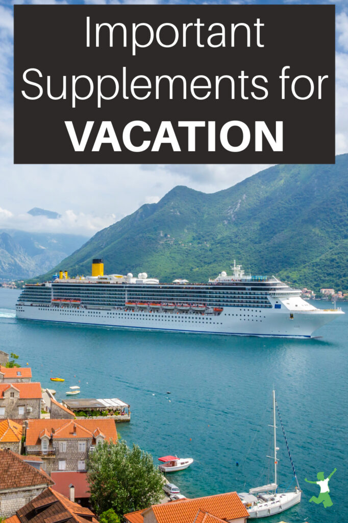 cruise ship where taking supplements to stay well is important