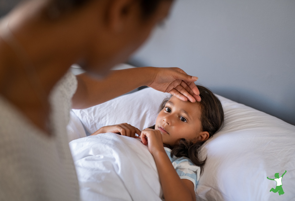 sick child getting well with rest