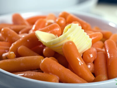 butter with vitamin A and carrots with beta carotene